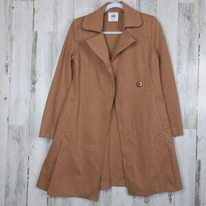 CAbi Love, Carol Collection Casablanca Camel Tan Stretch Trench Coat w Pocket XS